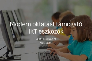 modern oktatást támogató eszközök